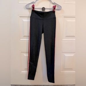 Aerie Chill Play Move Gray Leggings with Stripes Size XS